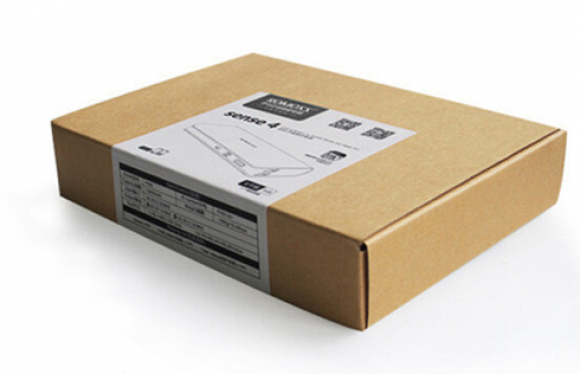 雙面淺?？埓蛟炝_巴仕電源牛皮紙包裝